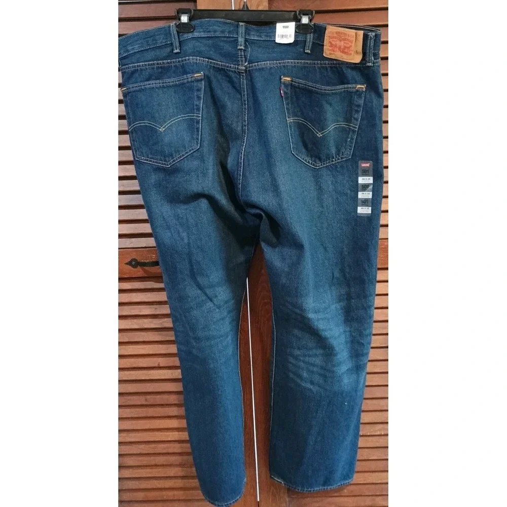 NWT Levi's 501 Original Stretch Button Fly Big & Tall 48